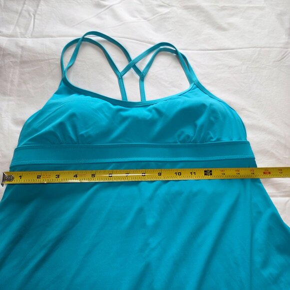 Athleta Shorebreak Turquoise Swim Dress - Picture 10 of 12
